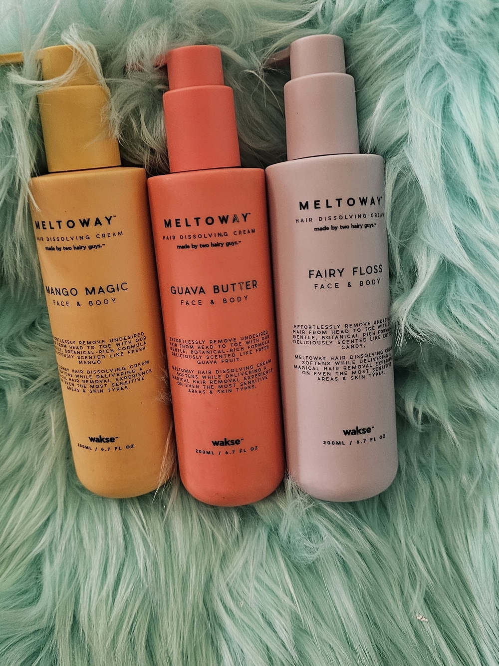 3pc Set Hair Dissolving Cream - Fairy Floss (Pink)